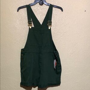 Cider Overalls 0XL Forest/Olive Green Romper NWT Cotton Adjustable Straps
